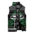 Alien Christmas Sleeveless Puffer Jacket Xmas Holiday Patterns - Wonder Print Shop