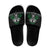 Alien Christmas Slide Sandals Xmas Holiday Patterns - Wonder Print Shop