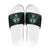 Alien Christmas Slide Sandals Xmas Holiday Patterns - Wonder Print Shop