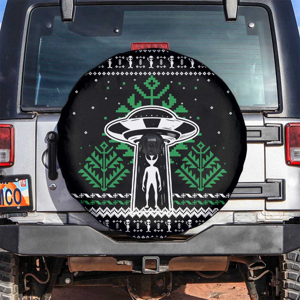 Alien Christmas Spare Tire Cover Xmas Holiday Patterns - Wonder Print Shop