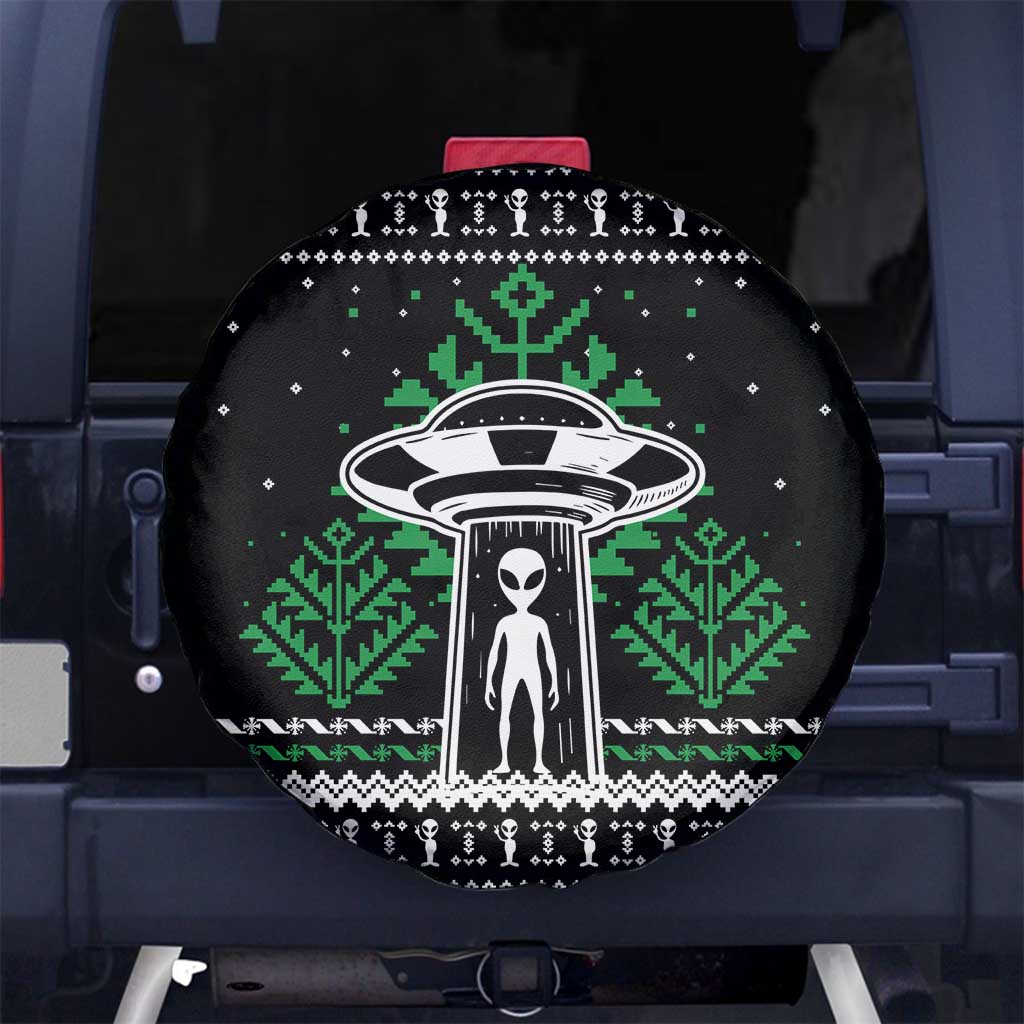 Alien Christmas Spare Tire Cover Xmas Holiday Patterns - Wonder Print Shop