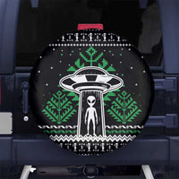 Alien Christmas Spare Tire Cover Xmas Holiday Patterns - Wonder Print Shop
