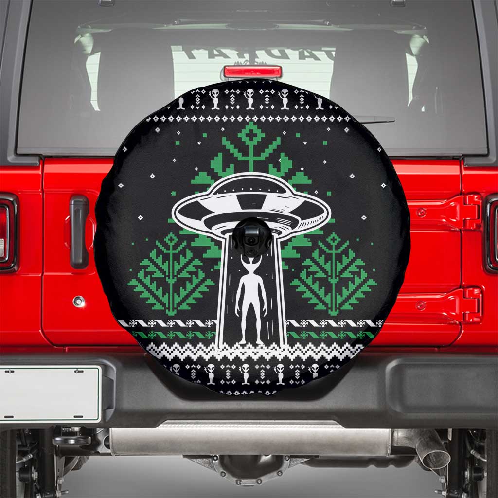 Alien Christmas Spare Tire Cover Xmas Holiday Patterns - Wonder Print Shop