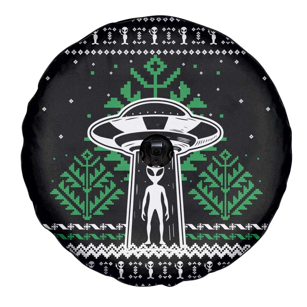 Alien Christmas Spare Tire Cover Xmas Holiday Patterns - Wonder Print Shop