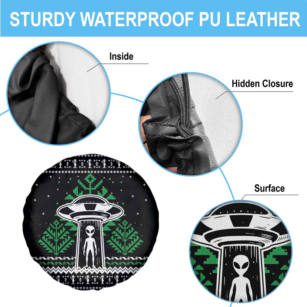 Alien Christmas Spare Tire Cover Xmas Holiday Patterns - Wonder Print Shop