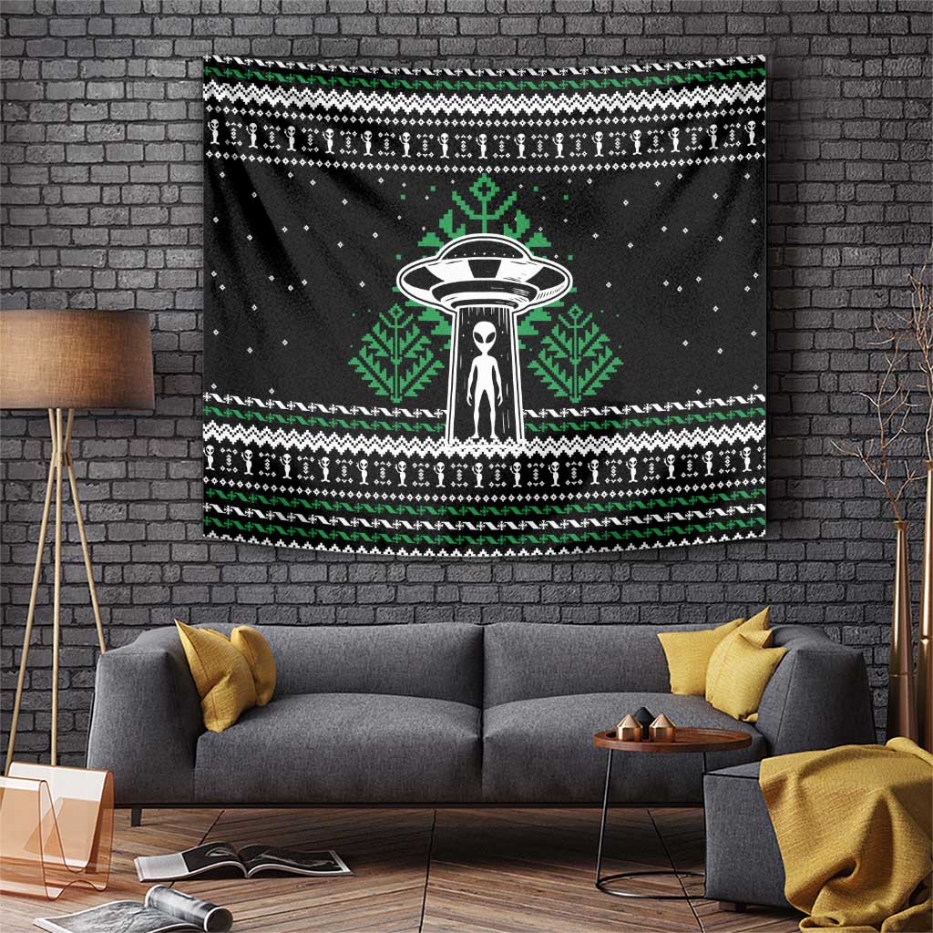 Alien Christmas Tapestry Xmas Holiday Patterns - Wonder Print Shop