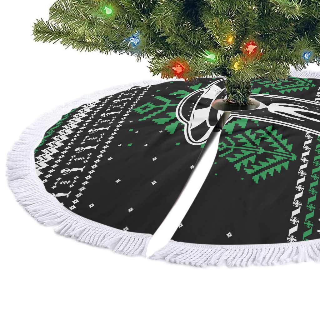 Alien Christmas Tree Skirt Xmas Holiday Patterns - Wonder Print Shop
