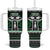 Alien Christmas Tumbler With Handle Xmas Holiday Patterns - Wonder Print Shop