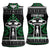 Alien Christmas Women Sleeveless Polo Shirt Xmas Holiday Patterns - Wonder Print Shop