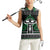 Alien Christmas Women Sleeveless Polo Shirt Xmas Holiday Patterns - Wonder Print Shop