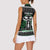 Alien Christmas Women Sleeveless Polo Shirt Xmas Holiday Patterns - Wonder Print Shop