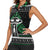 Alien Christmas Women Sleeveless Polo Shirt Xmas Holiday Patterns - Wonder Print Shop