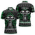 Alien Christmas Zipper Polo Shirt Xmas Holiday Patterns - Wonder Print Shop