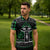 Alien Christmas Zipper Polo Shirt Xmas Holiday Patterns - Wonder Print Shop