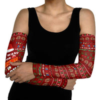 All I Want For Christmas Is Books Christmas Arm Sleeves Xmas Holiday Patterns - Wonder Print Shop