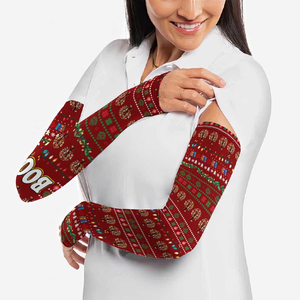 All I Want For Christmas Is Books Christmas Arm Sleeves Xmas Holiday Patterns - Wonder Print Shop