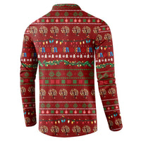 All I Want For Christmas Is Books Christmas Button Sweatshirt Xmas Holiday Patterns - Wonder Print Shop