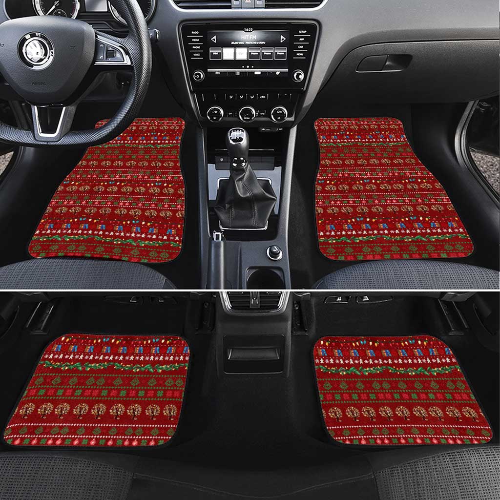 All I Want For Christmas Is Books Christmas Car Mats Xmas Holiday Patterns - Wonder Print Shop