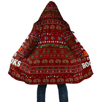 All I Want For Christmas Is Books Christmas Cloak Xmas Holiday Patterns - Wonder Print Shop