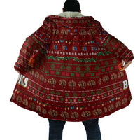 All I Want For Christmas Is Books Christmas Cloak Xmas Holiday Patterns - Wonder Print Shop