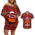 All I Want For Christmas Is Books Christmas Couples Matching Off Shoulder Short Dress and Hawaiian Shirt Xmas Holiday Patterns - Wonder Print Shop