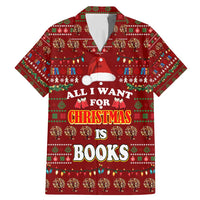 All I Want For Christmas Is Books Christmas Family Matching Mermaid Dress and Hawaiian Shirt Xmas Holiday Patterns - Wonder Print Shop