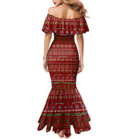 All I Want For Christmas Is Books Christmas Family Matching Mermaid Dress and Hawaiian Shirt Xmas Holiday Patterns - Wonder Print Shop