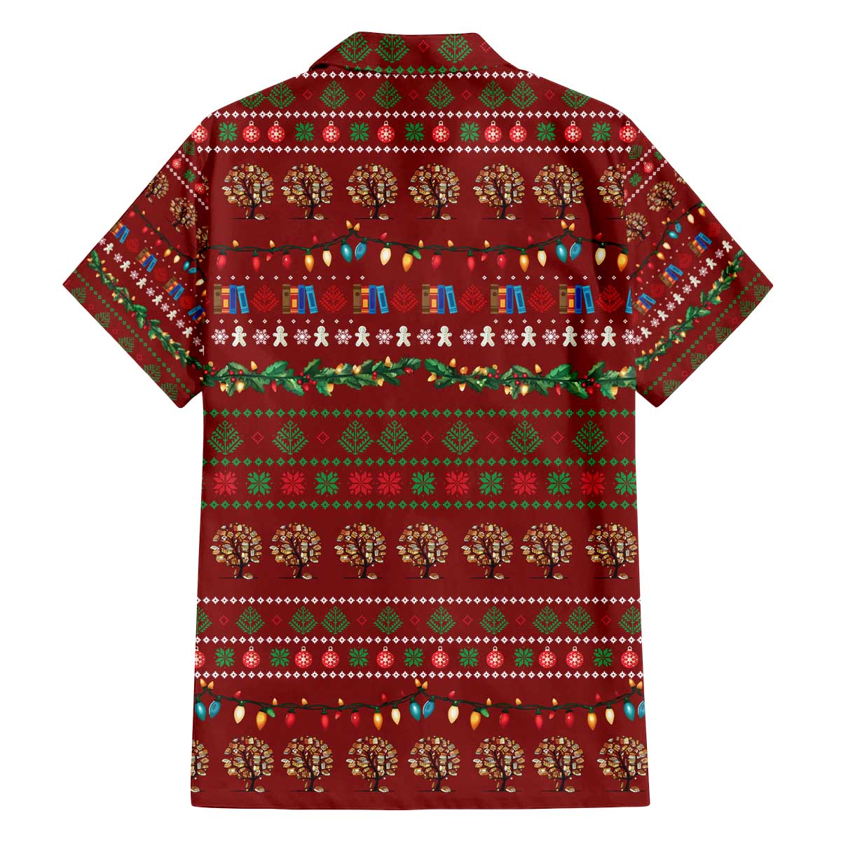 All I Want For Christmas Is Books Christmas Family Matching Off The Shoulder Long Sleeve Dress and Hawaiian Shirt Xmas Holiday Patterns - Wonder Print Shop