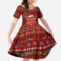 All I Want For Christmas Is Books Christmas Family Matching Off Shoulder Maxi Dress and Hawaiian Shirt Xmas Holiday Patterns - Wonder Print Shop