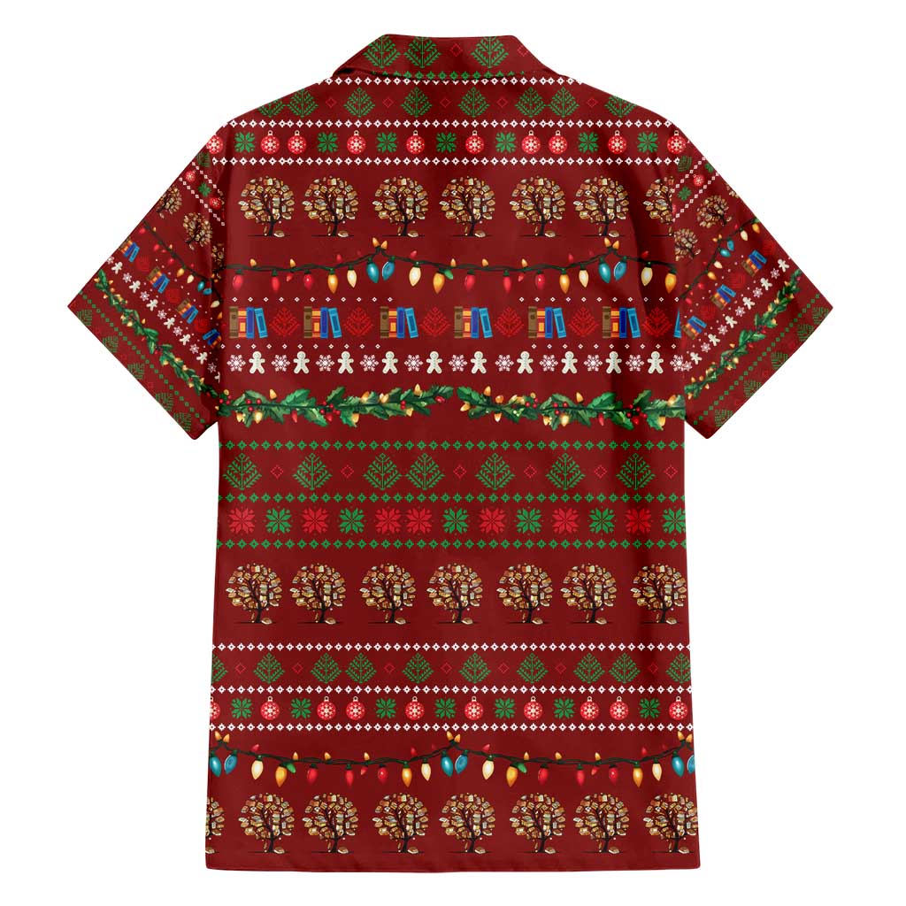 All I Want For Christmas Is Books Christmas Family Matching Short Sleeve Bodycon Dress and Hawaiian Shirt Xmas Holiday Patterns - Wonder Print Shop