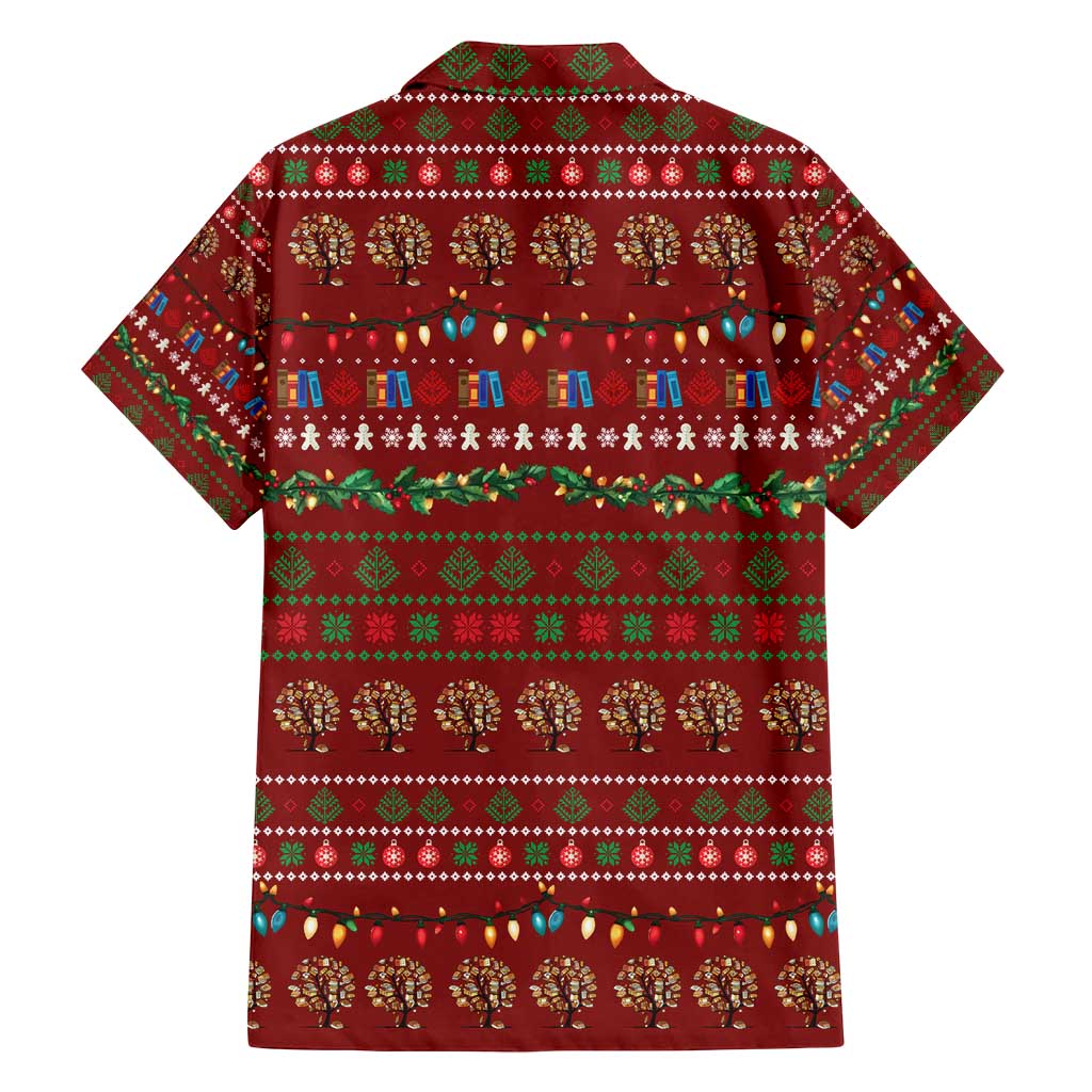 All I Want For Christmas Is Books Christmas Family Matching Tank Maxi Dress and Hawaiian Shirt Xmas Holiday Patterns - Wonder Print Shop