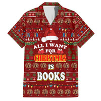 All I Want For Christmas Is Books Christmas Hawaiian Shirt Xmas Holiday Patterns - Wonder Print Shop