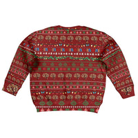 All I Want For Christmas Is Books Christmas Kid Ugly Christmas Sweater Xmas Holiday Patterns - Wonder Print Shop