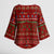 All I Want For Christmas Is Books Christmas Kimono Sleeve Blouse Xmas Holiday Patterns - Wonder Print Shop