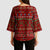 All I Want For Christmas Is Books Christmas Kimono Sleeve Blouse Xmas Holiday Patterns - Wonder Print Shop