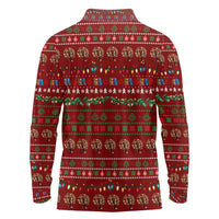 All I Want For Christmas Is Books Christmas Long Sleeve Polo Shirt Xmas Holiday Patterns - Wonder Print Shop