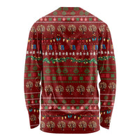 All I Want For Christmas Is Books Christmas Long Sleeve Shirt Xmas Holiday Patterns - Wonder Print Shop