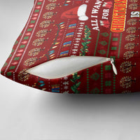 All I Want For Christmas Is Books Christmas Pillow Cover Xmas Holiday Patterns - Wonder Print Shop