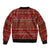 All I Want For Christmas Is Books Christmas Sleeve Zip Bomber Jacket Xmas Holiday Patterns - Wonder Print Shop