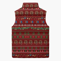 All I Want For Christmas Is Books Christmas Sleeveless Puffer Jacket Xmas Holiday Patterns - Wonder Print Shop