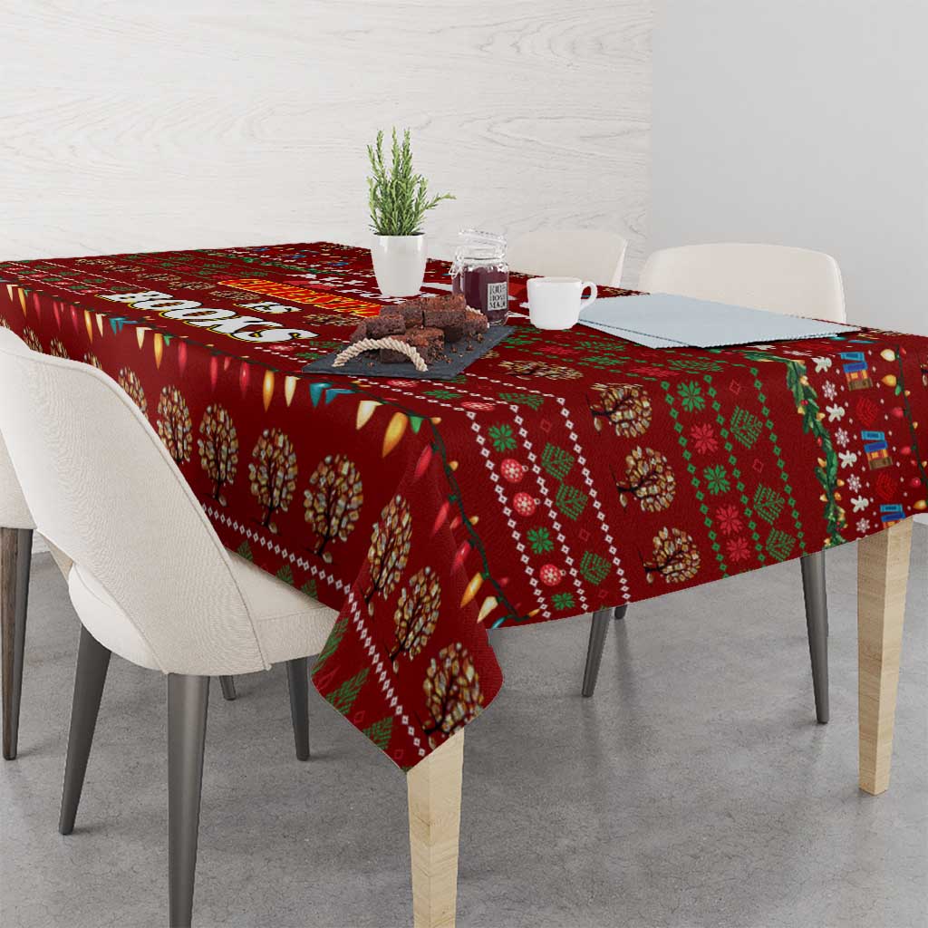 All I Want For Christmas Is Books Christmas Tablecloth Xmas Holiday Patterns - Wonder Print Shop