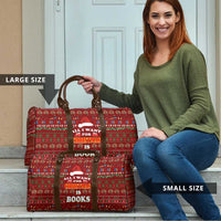 All I Want For Christmas Is Books Christmas Travel Bag Xmas Holiday Patterns - Wonder Print Shop