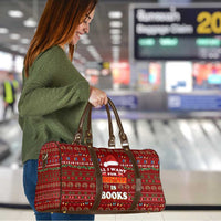 All I Want For Christmas Is Books Christmas Travel Bag Xmas Holiday Patterns - Wonder Print Shop
