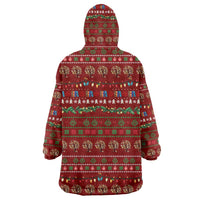 All I Want For Christmas Is Books Christmas Wearable Blanket Hoodie Xmas Holiday Patterns - Wonder Print Shop