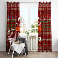 All I Want For Christmas Is Books Christmas Window Curtain Xmas Holiday Patterns - Wonder Print Shop