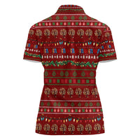 All I Want For Christmas Is Books Christmas Women Polo Shirt Xmas Holiday Patterns - Wonder Print Shop