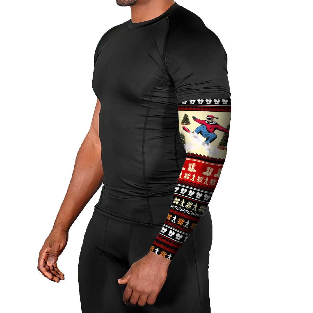 All I Want For Christmas Is Skiing Christmas Arm Sleeves Xmas Holiday Patterns - Wonder Print Shop