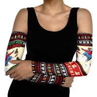 All I Want For Christmas Is Skiing Christmas Arm Sleeves Xmas Holiday Patterns - Wonder Print Shop