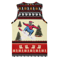 All I Want For Christmas Is Skiing Christmas Basketball Jersey Xmas Holiday Patterns - Wonder Print Shop