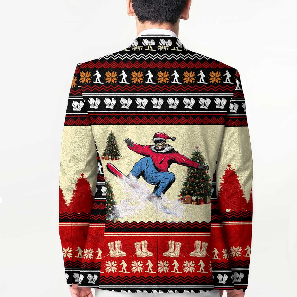 All I Want For Christmas Is Skiing Christmas Blazer Xmas Holiday Patterns - Wonder Print Shop
